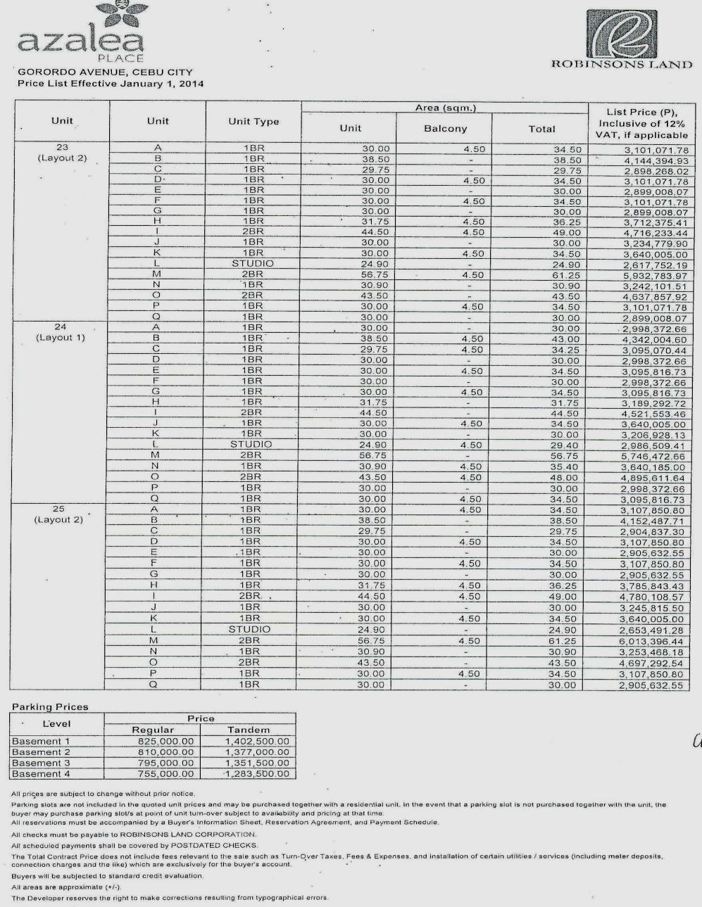 azalea 23 to 25 flr feb 2014 update azalea 23 to 25 flr feb 2014 update